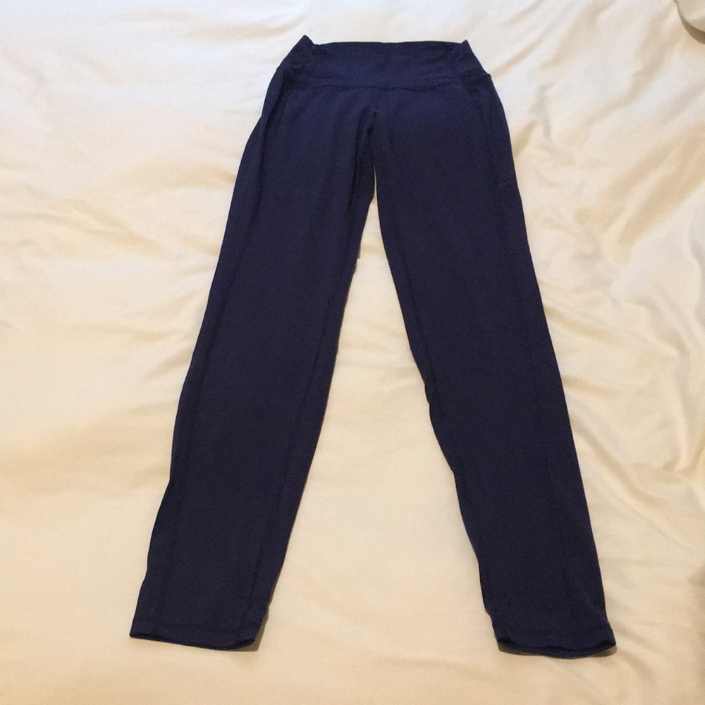 lululemon straight legged pant in Nulu (naked)